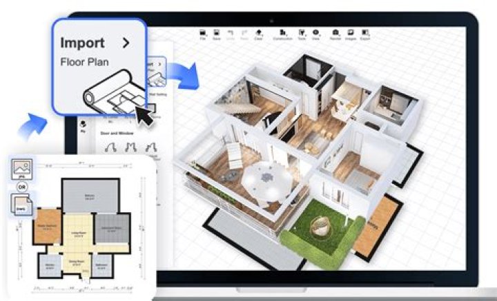 Convert PDF Floor Plan to 3D Free Online Instantly