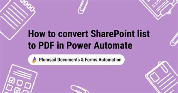 Convert SharePoint List to PDF Instantly