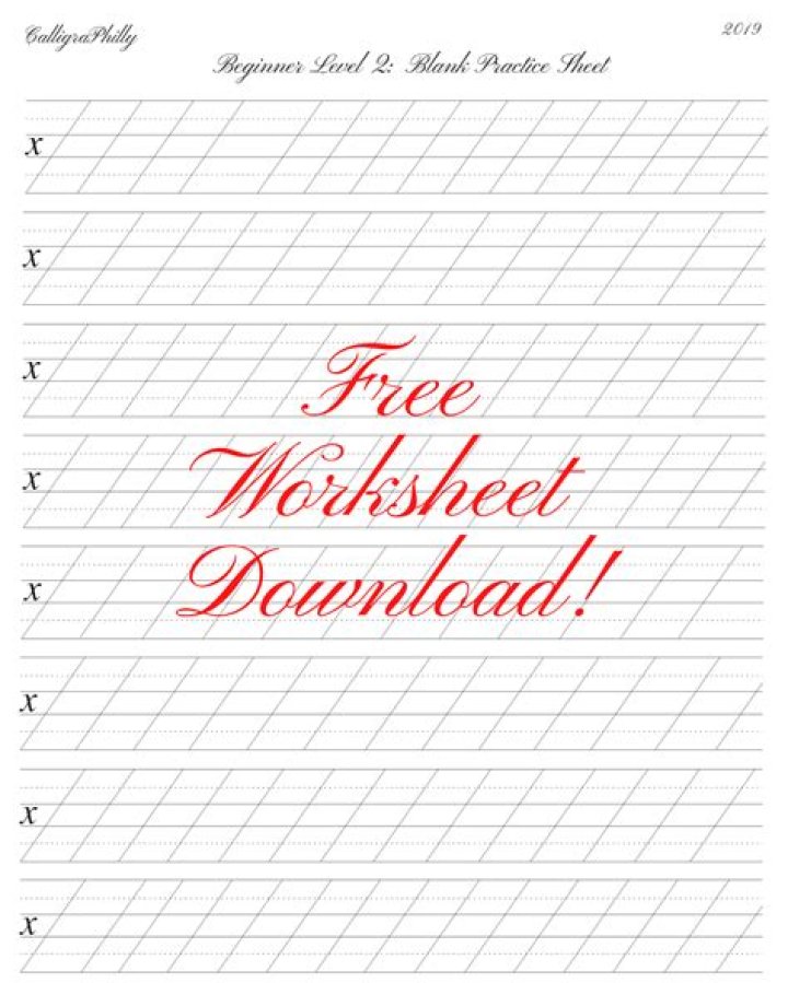 Copperplate Practice Sheets PDF: Improve Calligraphy Skills