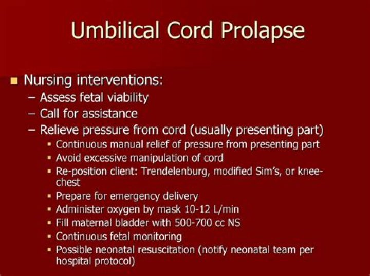 Cord Prolapse Nursing Management: Essential PDF Guide
