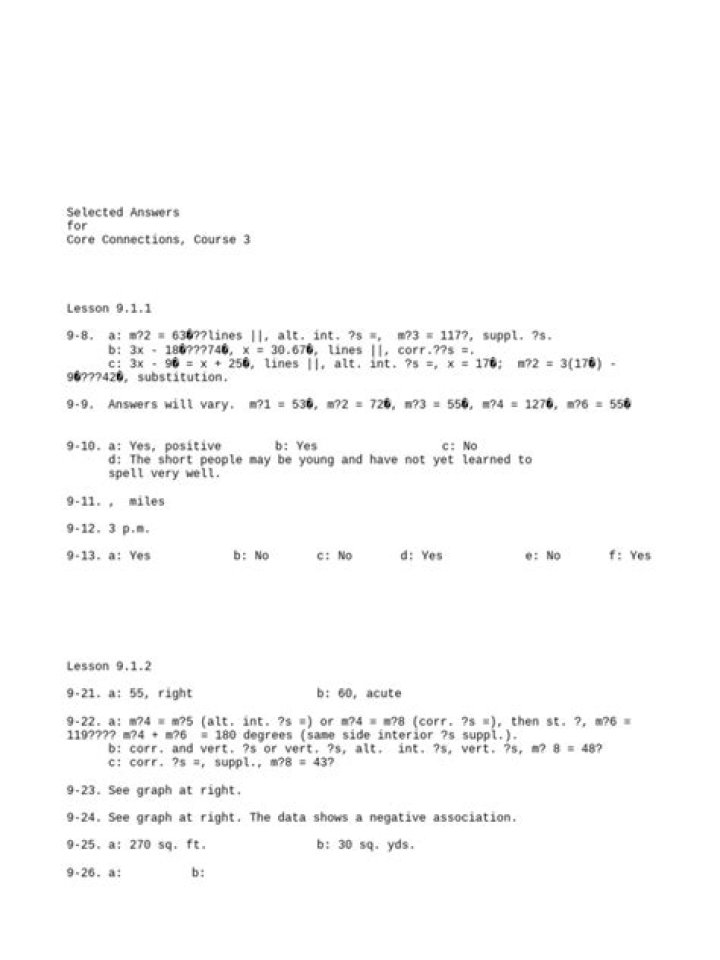 Core Connections Course 3 Answers PDF: Complete Guide & Step-by-Step Solutions