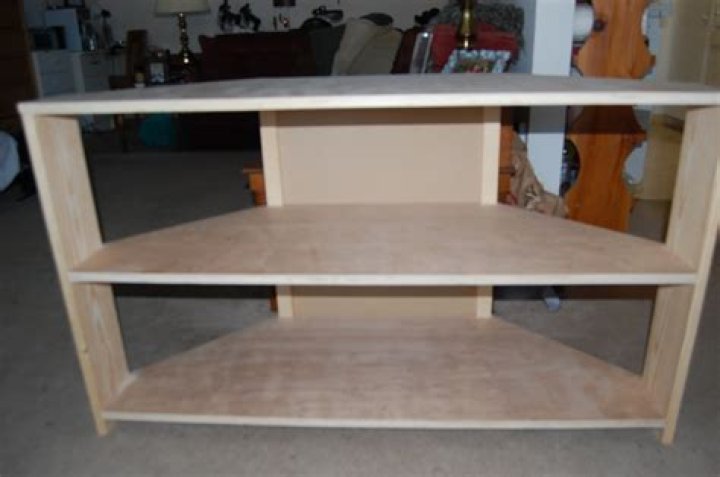 DIY Corner TV Stand Plans PDF – Easy to Build Home Furniture