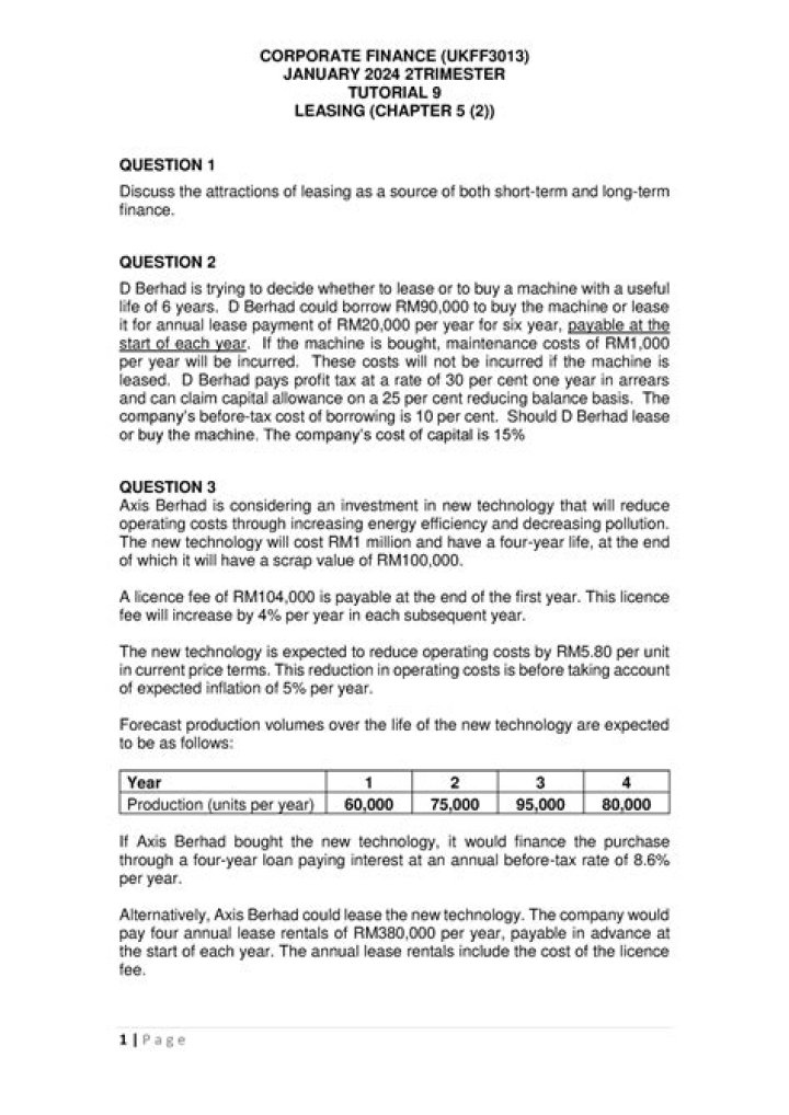 Corporate Finance Questions and Answers PDF: Expert Guidance
