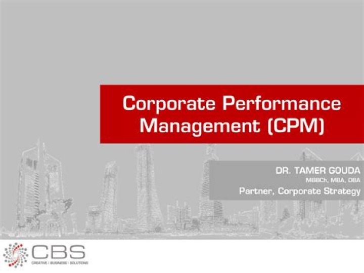 Master Corporate Performance Management with Expert PDF Guide