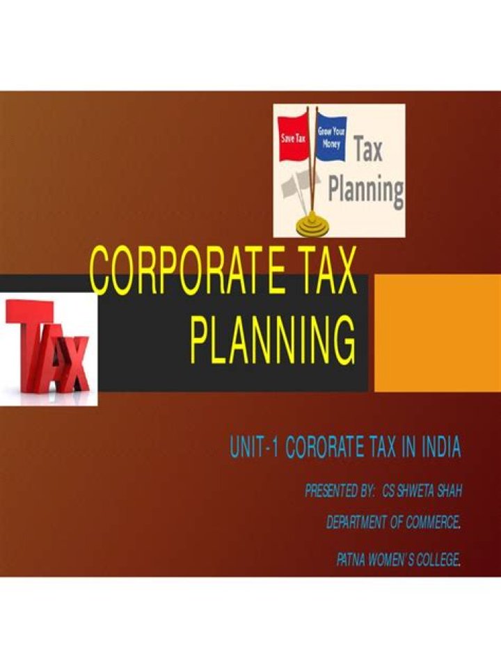 Corporate Tax Planning PDF: Optimize Savings & Compliance