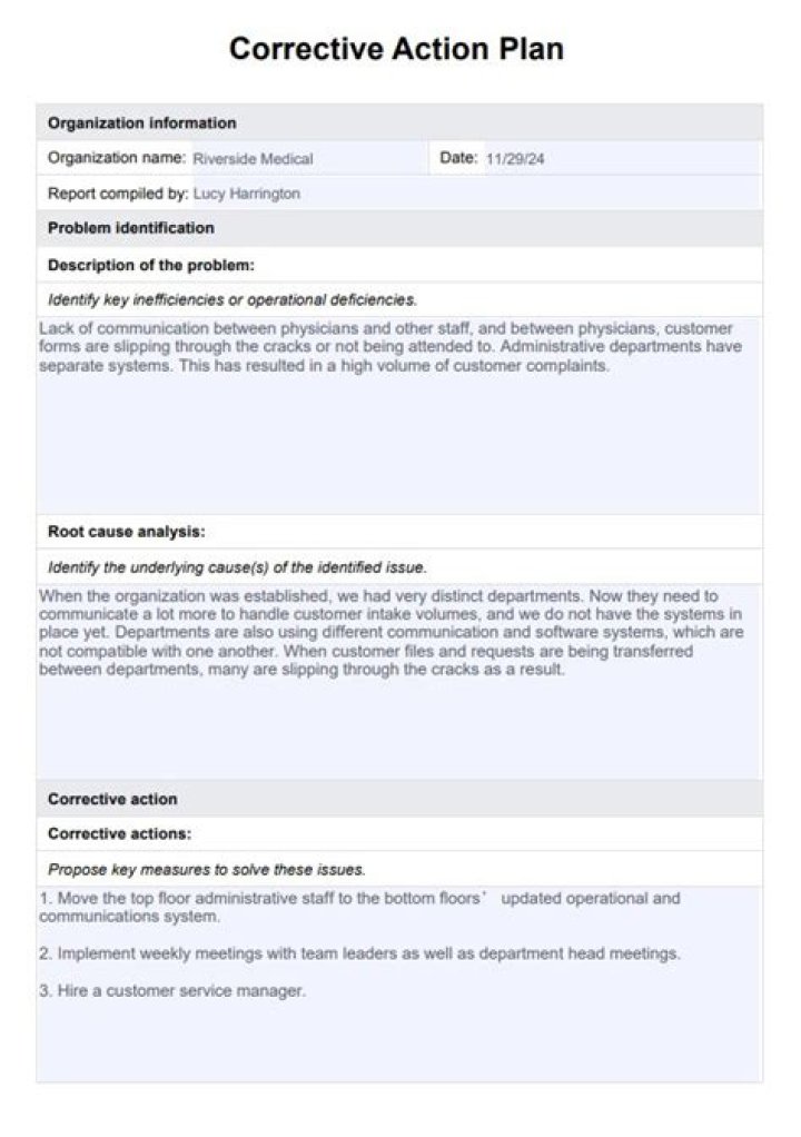 Download the Essential Corrective Action Plan PDF for Effective Problem Resolution