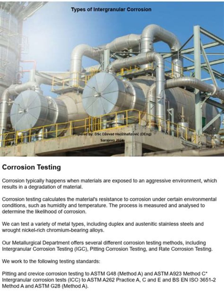 Comprehensive Guide to Corrosion Testing Methods PDF