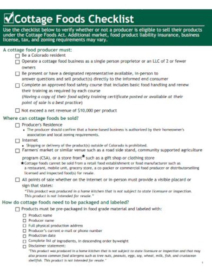 Essential Cottage Food List for Florida: Free PDF Guide