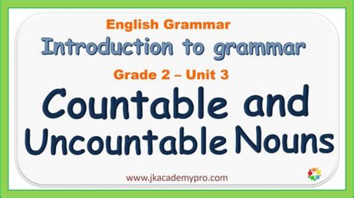 Count and Noncount Nouns Exercises with Answers PDF – Download Now
