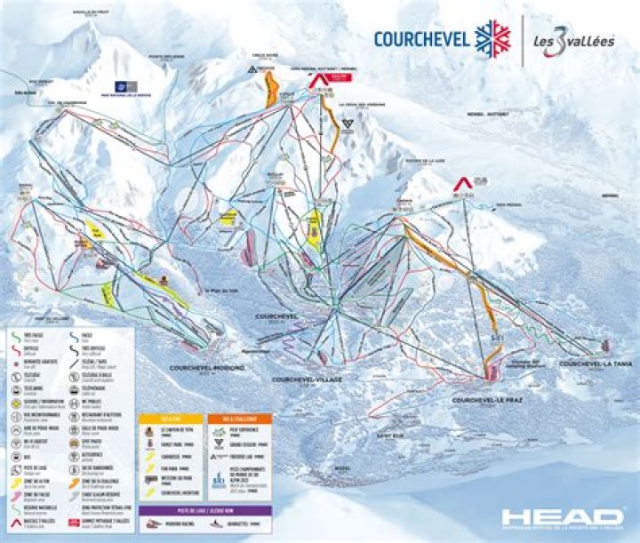 Courchevel Plan des Pistes PDF – Télécharger les Cartes Ski Completes