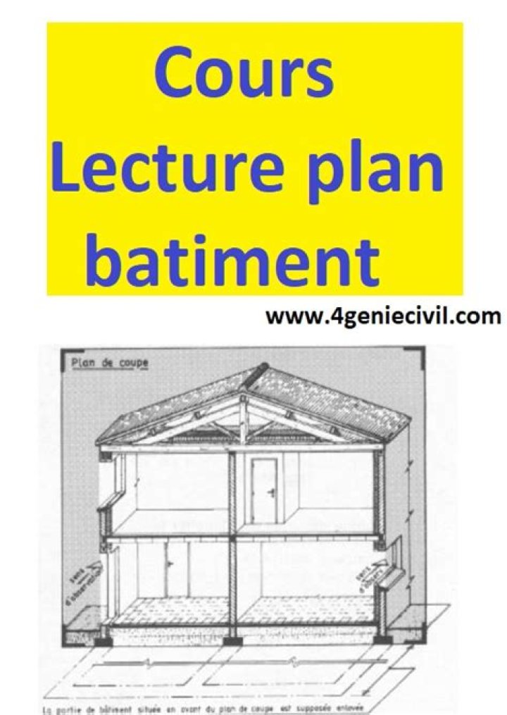 Cours Lecture de Plan PDF : Guide Complet pour Étudiants