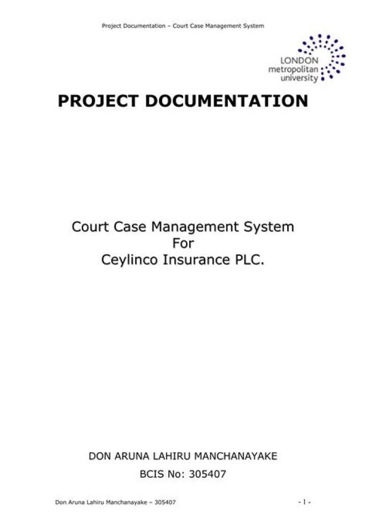 Court Case Management System PDF: Efficient Digital Case Handling