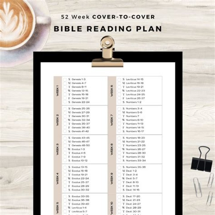 Complete Cover-to-Cover Bible Reading Plan PDF for Daily Devotion