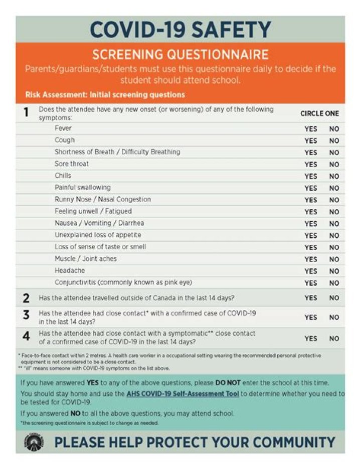 Essential COVID Screening Questions PDF for Travel & Events