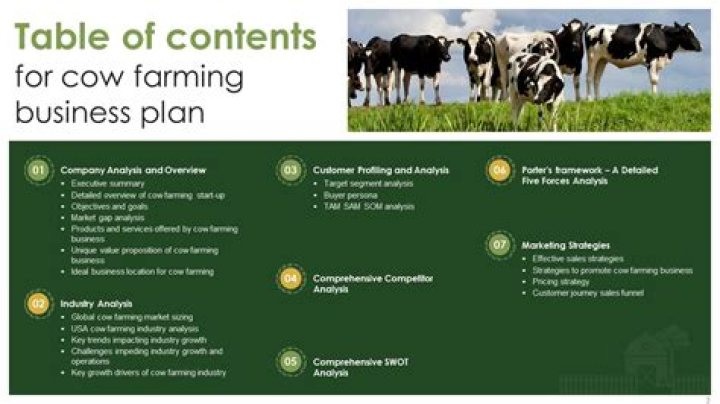 Comprehensive Cow Farm Business Plan PDF for Success