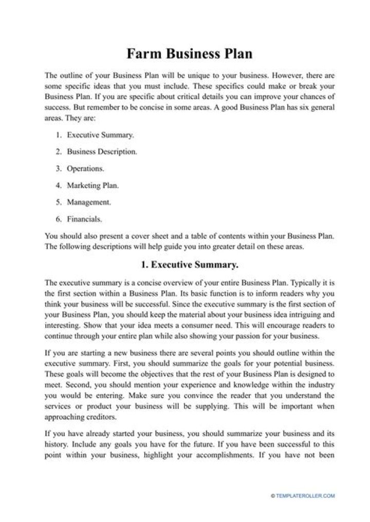 Cow Farming Business Plan PDF: Start & Grow Your Dairy or Beef Enterprise