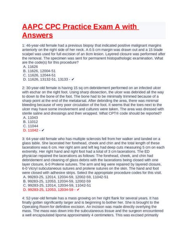 CPC Exam Questions & Answers PDF 2022: Master the Test with Expert Practice