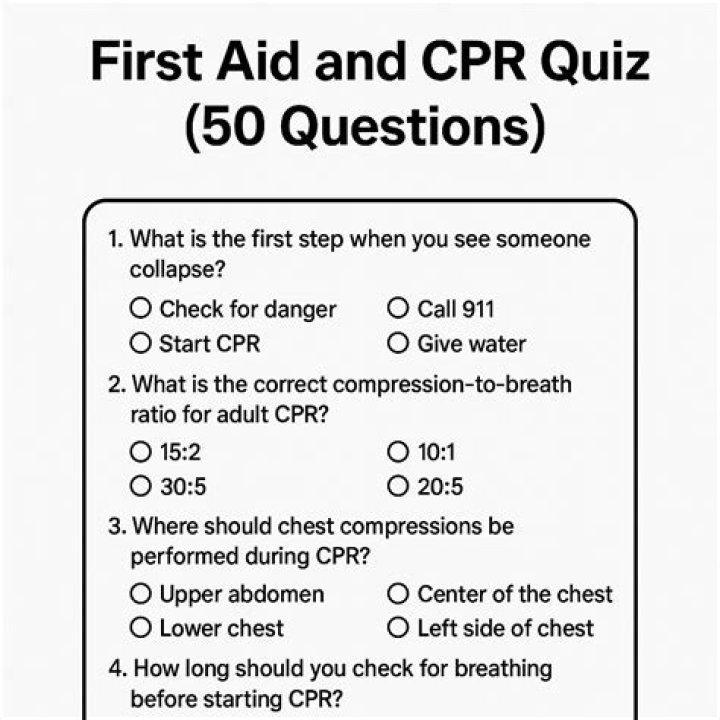 CPR Practice Test: 25 Questions & Answers PDF – Master Emergency Life Skills