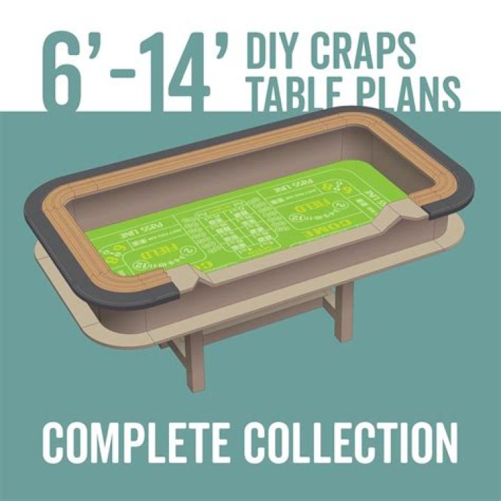 Craps Table Plans PDF – Download Free Layouts & Designs
