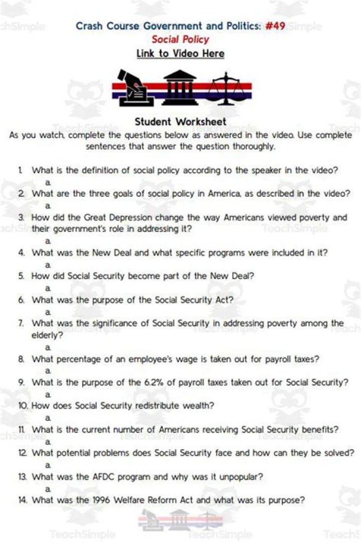 Crash Course Government & Politics Answer Key PDF: Complete Study Guide