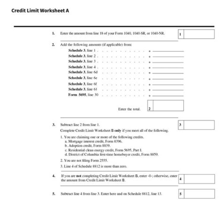 Credit Limit Worksheet 2024 PDF: Print & Track Your Credit Limits