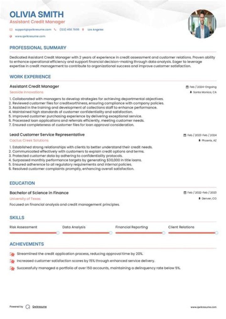 Credit Manager Resume PDF: Boost Your Career with Professional Resume Templates