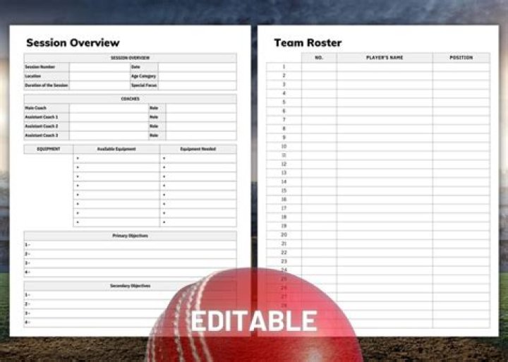 Cricket Session Plans PDF: Pre-Session Prep Guide & Game Schedule