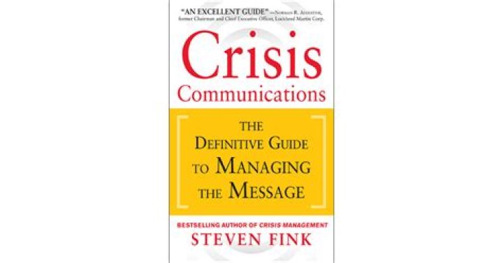 Crisis Communications: The Definitive Guide to Managing the Message PDF
