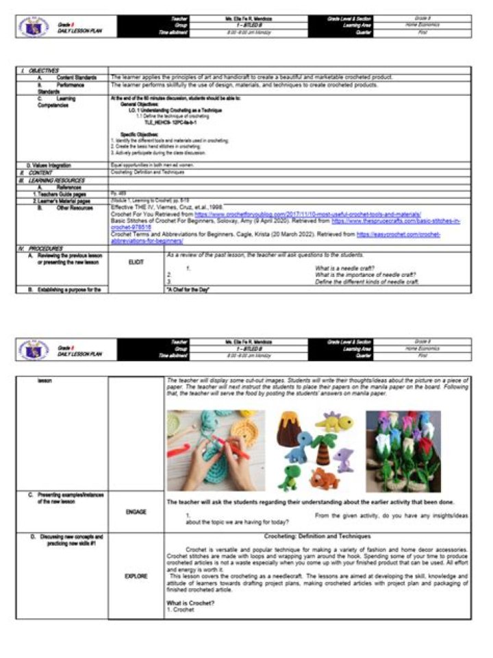 Beginner Crocheting Lesson Plan PDF for Craft Lovers