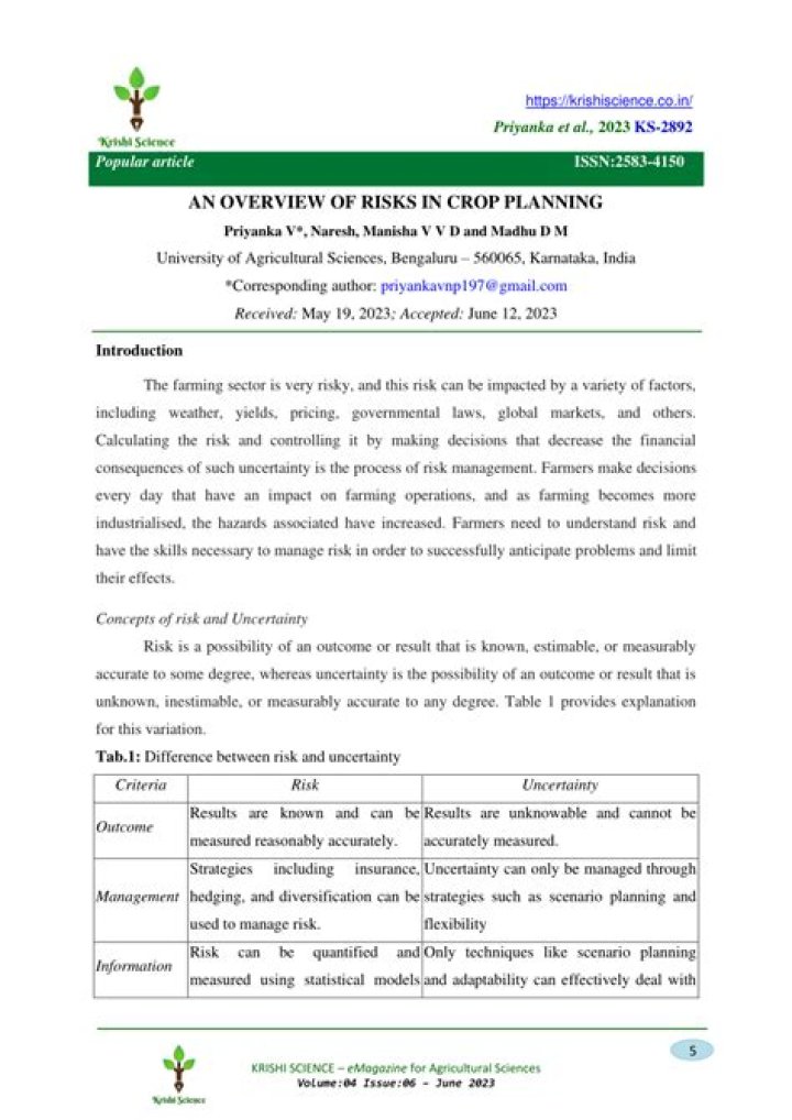 Download Free Crop Planning PDF for Efficient Farming