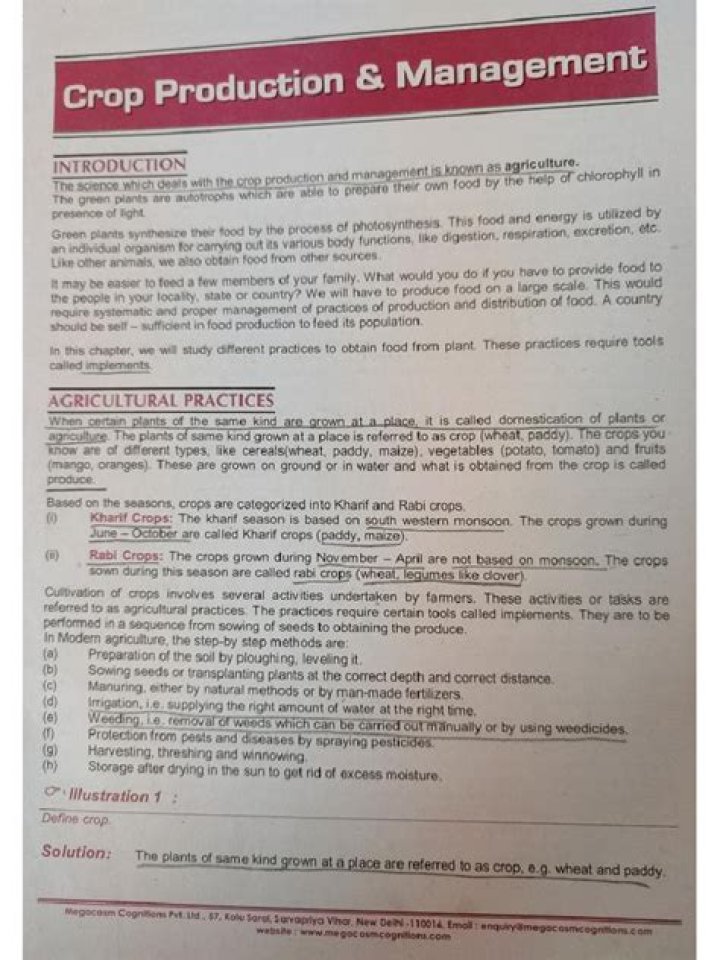 Crop Production and Management PDF: Expert Guide for Farmers