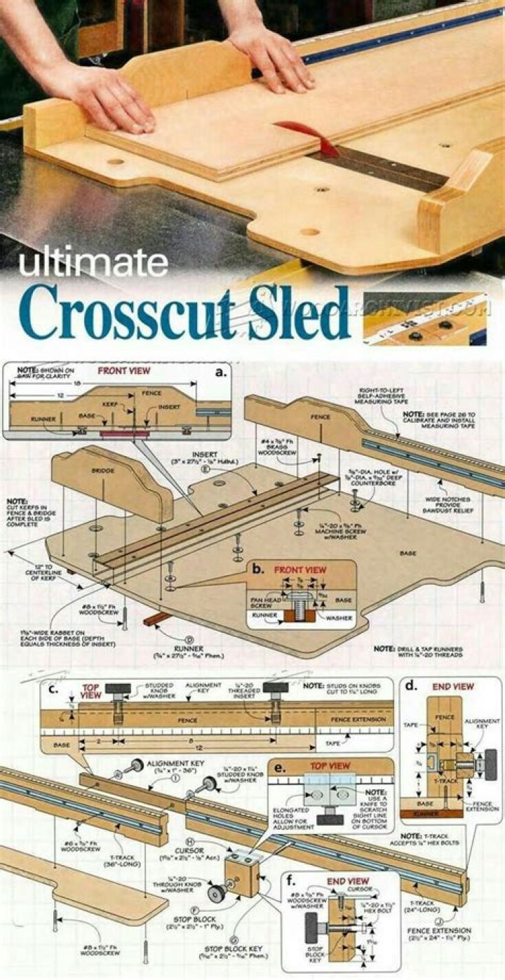Free Cross Cut Sled Plans PDF – Build Your Own Snow Sled