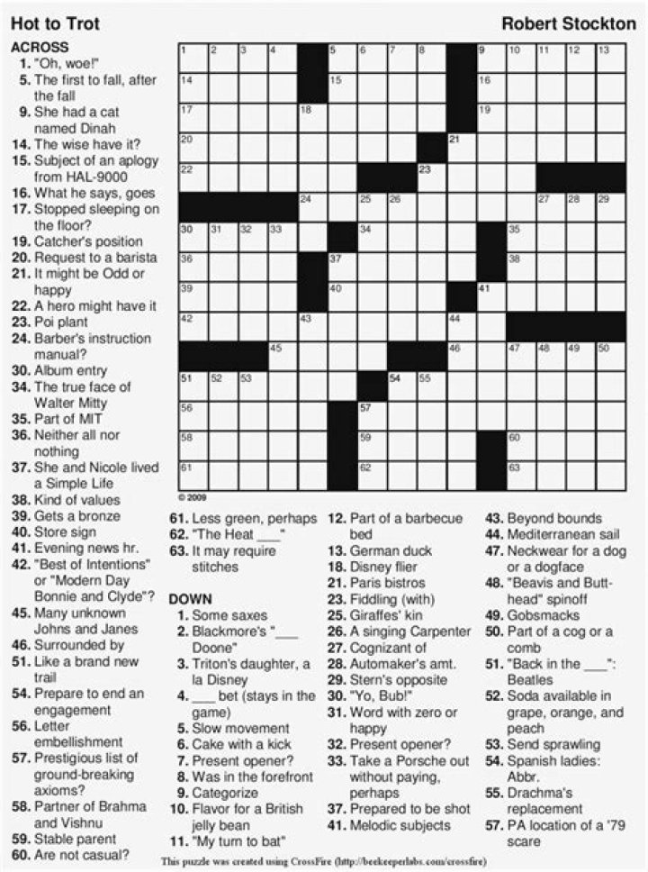 Crossword with Answers PDF – Download Free Puzzles