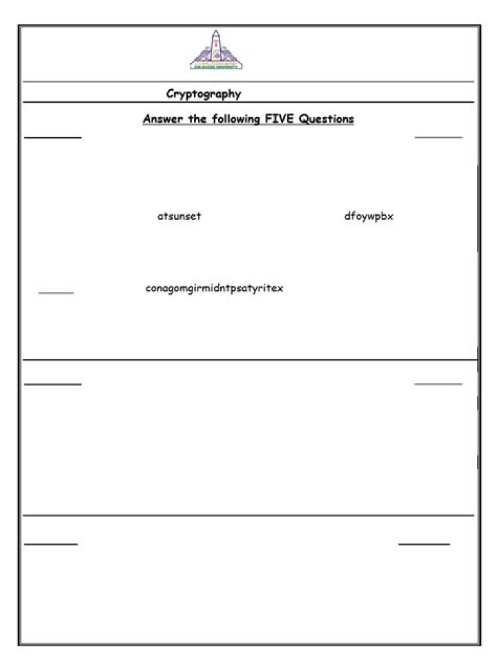 Cryptography Exam Questions and Answers PDF with Solutions