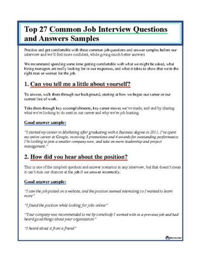 CS Interview Questions and Answers PDF: Top 50 Must-Know Examples