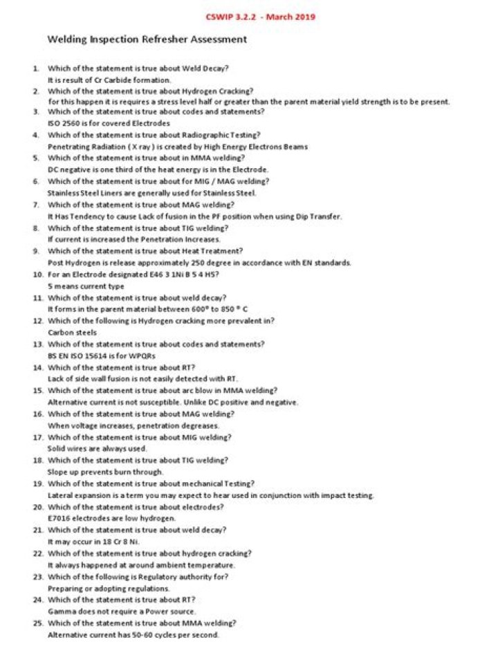 CSWIP 3.2 Questions and Answers PDF: Complete Study Guide