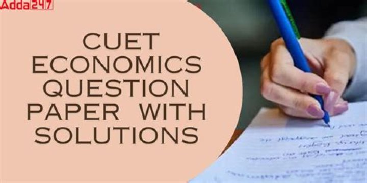 Cuet Economics Previous Year Question Paper PDF Download 2023-2024