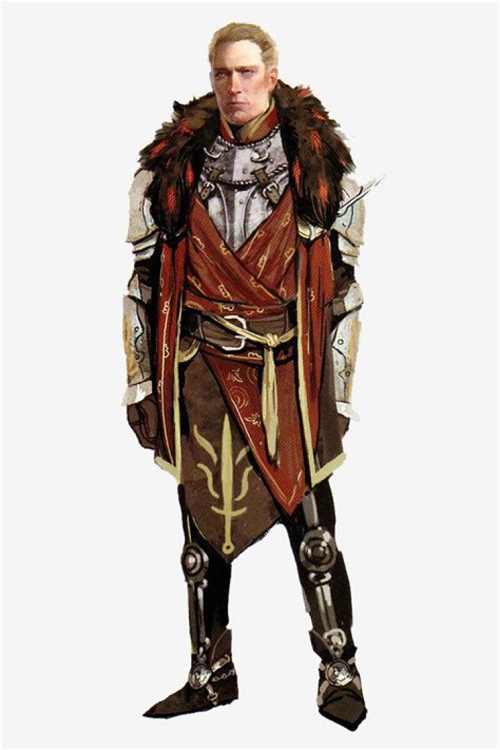 Cullen concept art in The Art of Dragon Age Inquisition Dragon Age