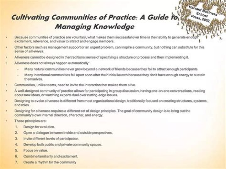 Cultivating Communities of Practice: A Guide to Managing Knowledge PDF
