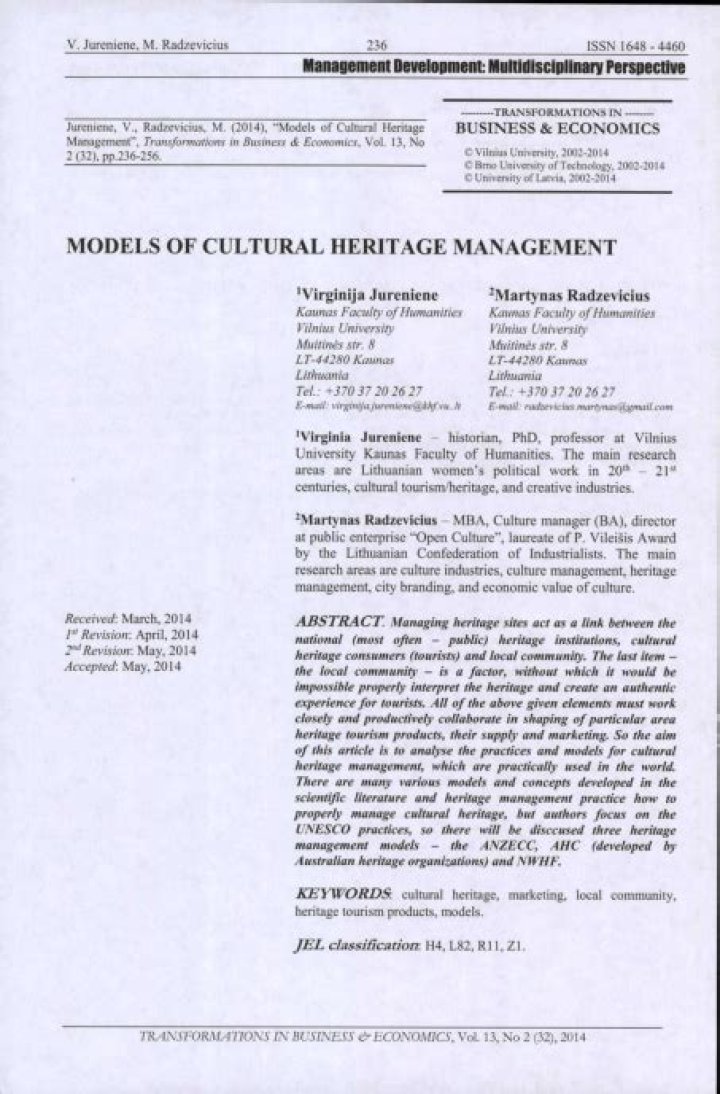 Effective Cultural Heritage Management PDF: Best Practices & Guidelines