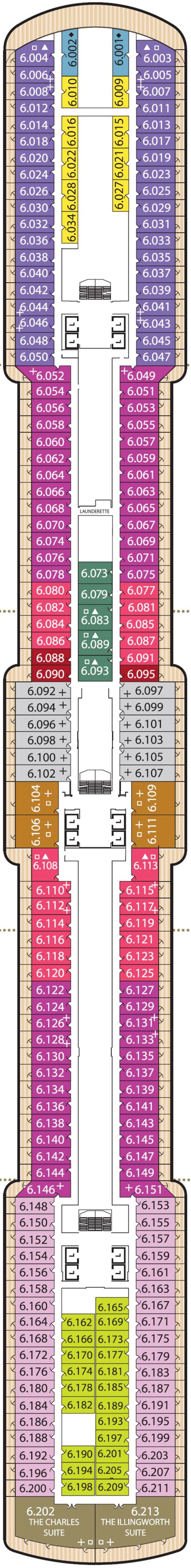 Cunard Queen Elizabeth Deck Plan PDF – Full Cruise Deck Layout & Design