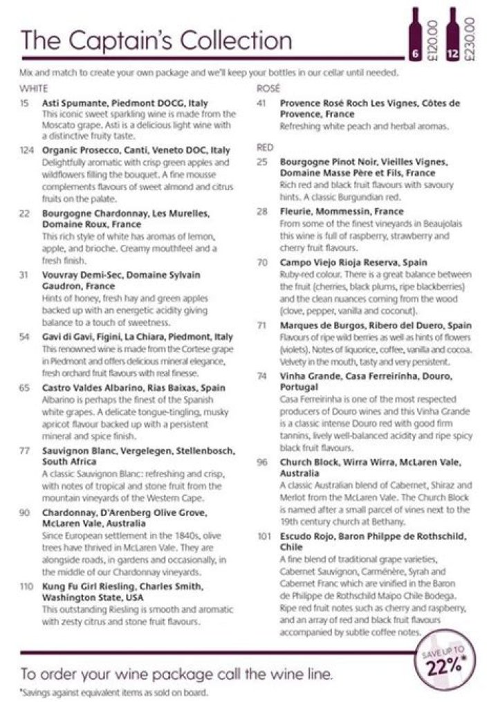 Cunard Wine List PDF: Premium Selections & Full Guide