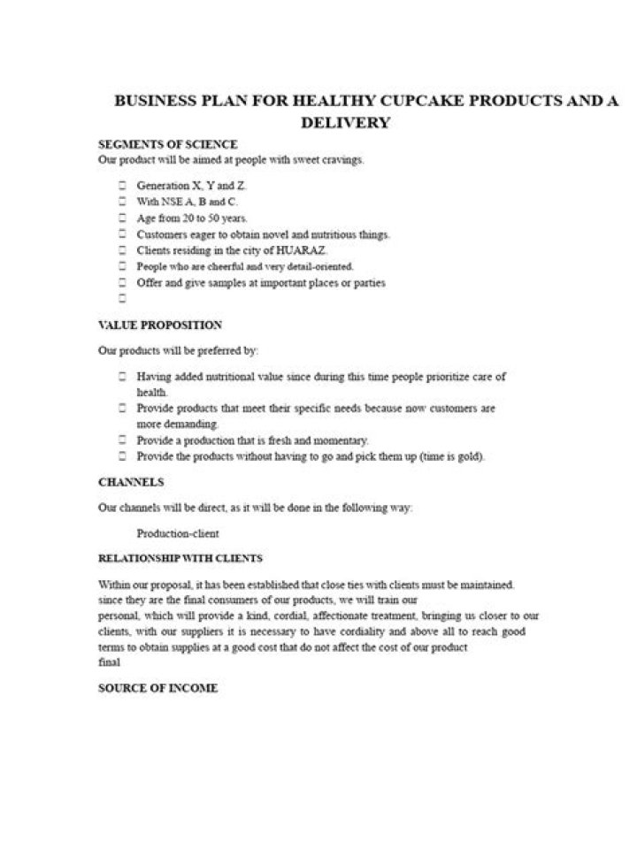 Cupcake Business Plan PDF: Start Your Sweet Venture Today
