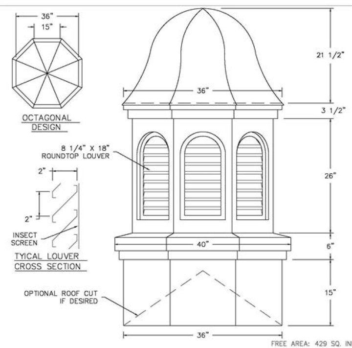 Cupola Plans PDF – Download Free Architectural Blueprints