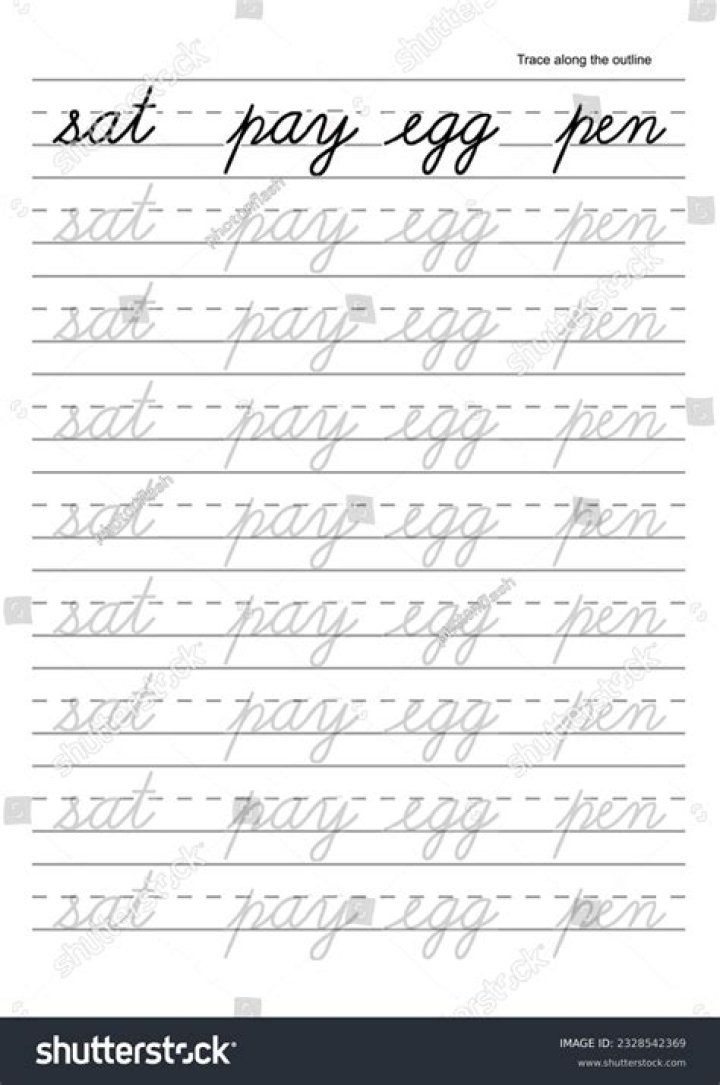 Master Cursive: Free Printable Practice Worksheets PDF