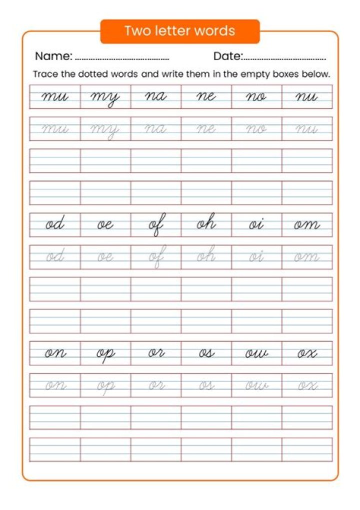 Free Cursive Worksheet PDF: Practice Handwriting at Home