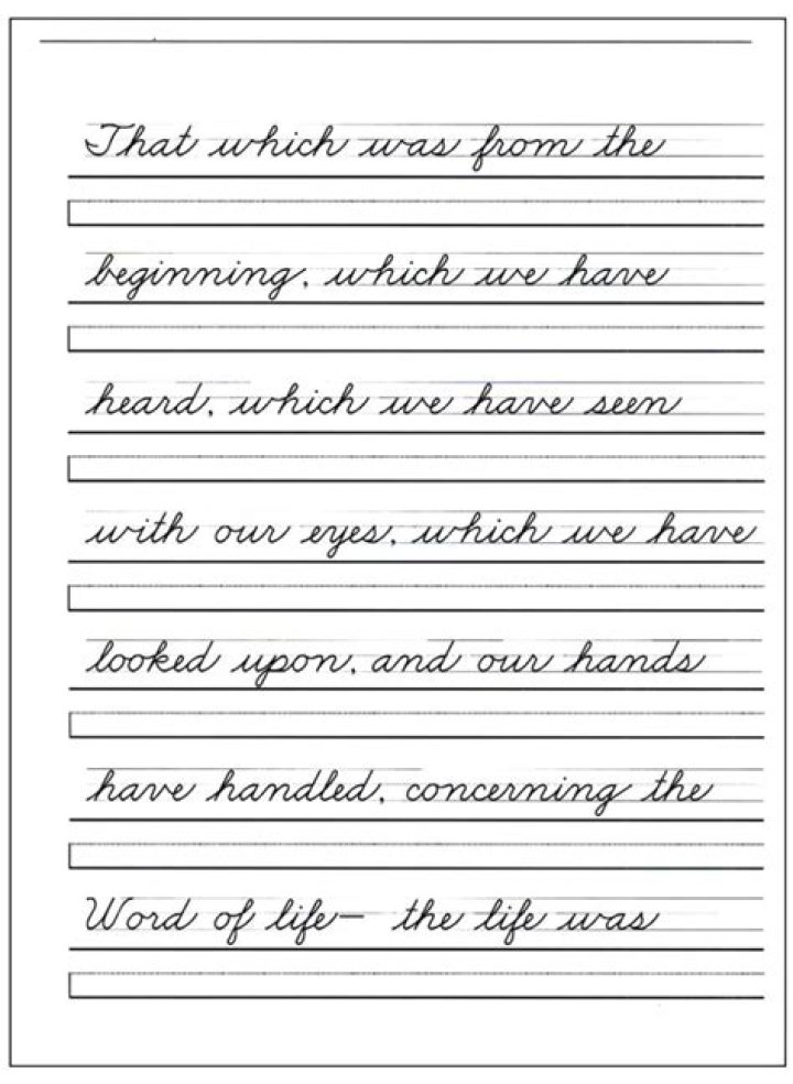 Free Cursive Writing Tracing Worksheets PDF for Kids