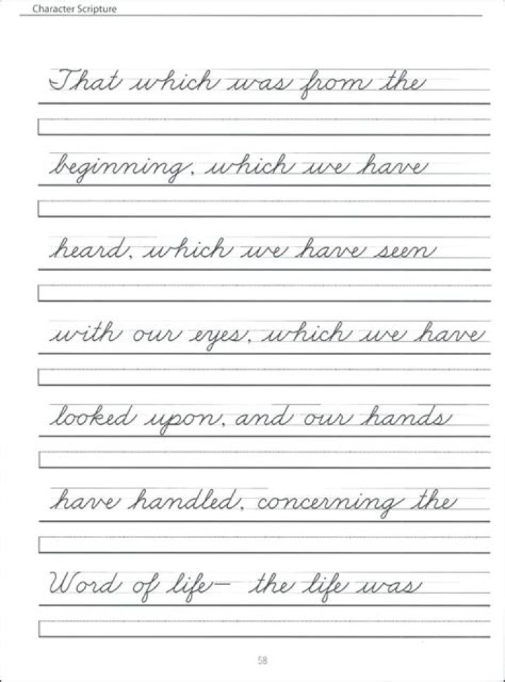 Improve Your Cursive: Free PDF Worksheets for Adults