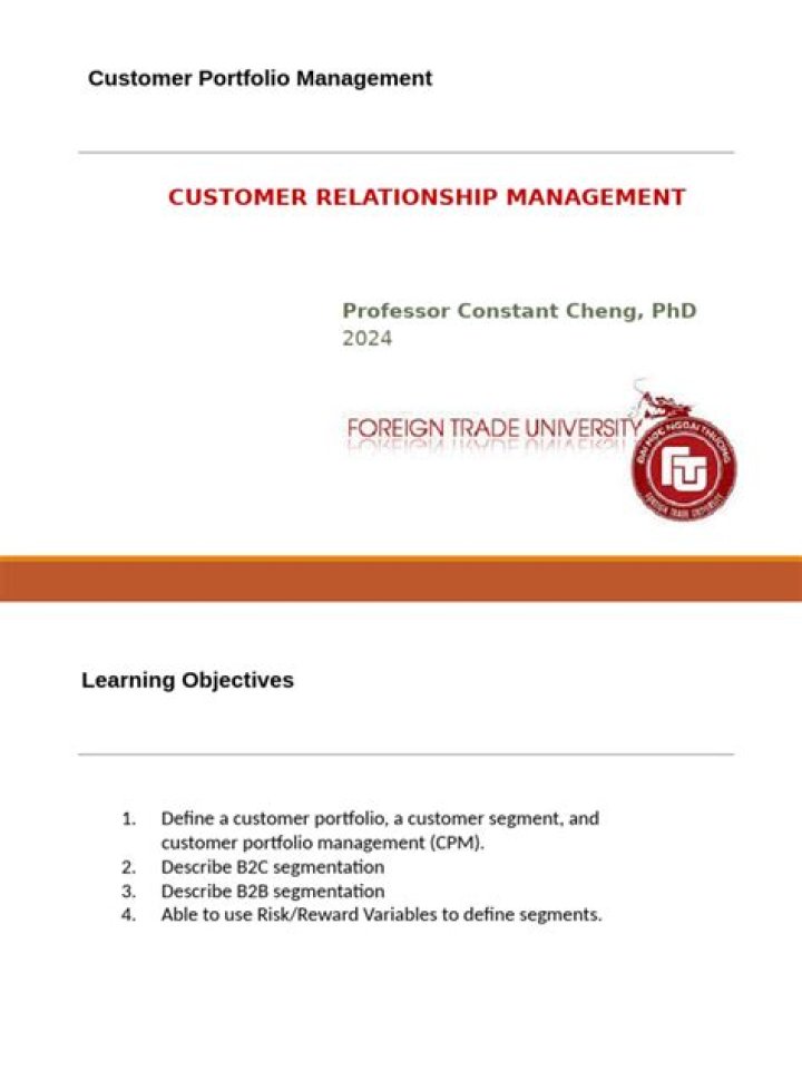 Efficient Customer Portfolio Management PDF Guide