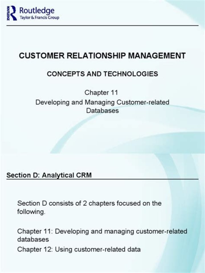 Mastering CRM: Essential Concepts & Technologies in PDF Format